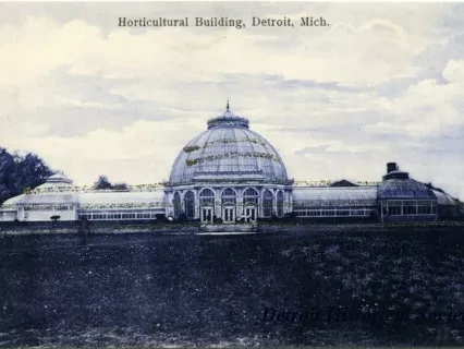 Postcard - Horticultural Building, Detroit, Mich.