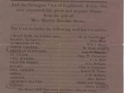 Program, Theater