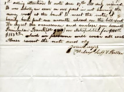 Letter - Wilcox, Luff & Fuller
Commission Merchants