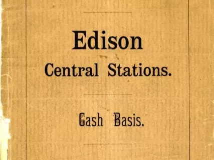 Booklet - Incandescent Electric Lighting, Edison Central Stations