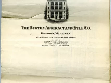 Title, Abstract - Abstract of Title,
Lot 142, O'Connor & Harrison's Greenlawn Subdivision