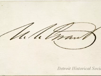 Card, Autograph