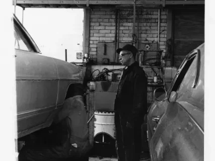 Print, Photographic - Texaco Gas Station, 8041 John R, Detroit, MI