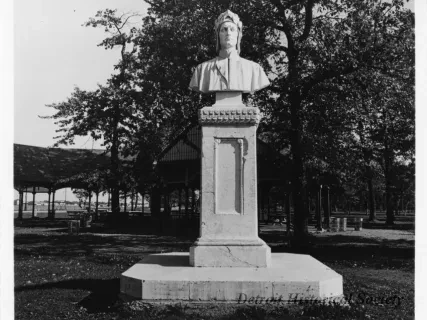 Print, Photographic - Detroit-Belle Isle; Dante Monument