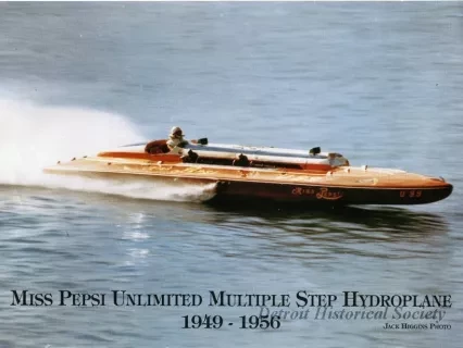 Poster - MISS PEPSI Unlimited Multiple Step Hydroplane, 1949-1956