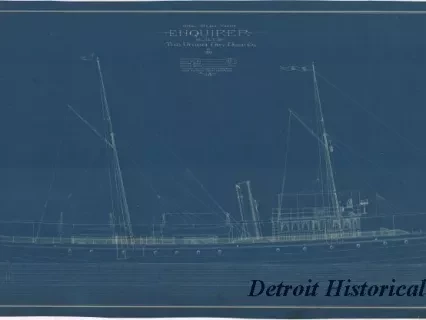 Blueprint - Steel Steam Yacht, Enquirer