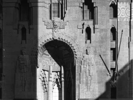 Print, Photographic - Guardian Building, West Entrance
