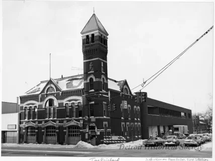 Print, Photographic - Ann Arbor Fire Station, 5th and Huron