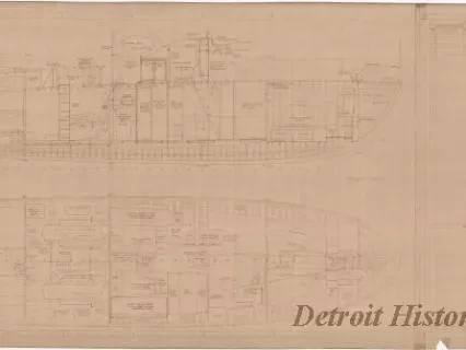 Drawing, Technical - 63 Ft. Aircraft Rescue Boat - Mark 3,
Inboard Profile & Arrangement Plan