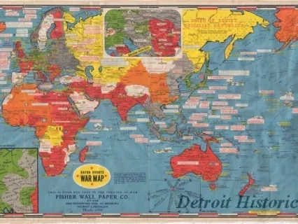 Poster - Dated Events War Map