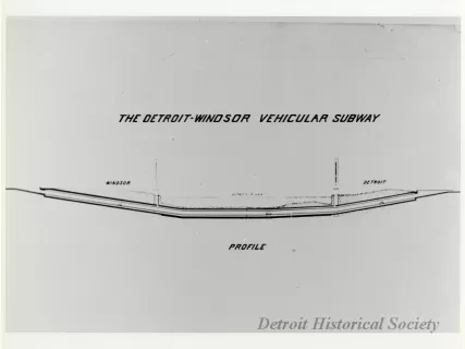Image, Digital - The Detroit-Windsor Vehicular Subway