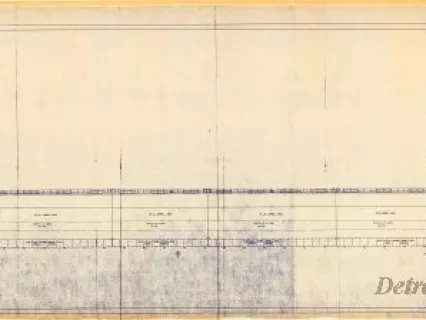 Blueprint - S.S. John A. France,
Great Lakes Vessel