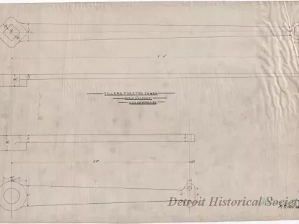 Drawing, Technical - Tillers for Strs. 59 & 60