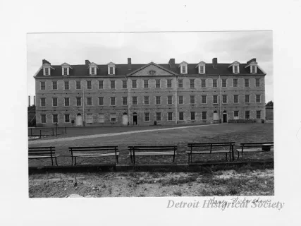 Print, Photographic - Barracks, Fort Wayne