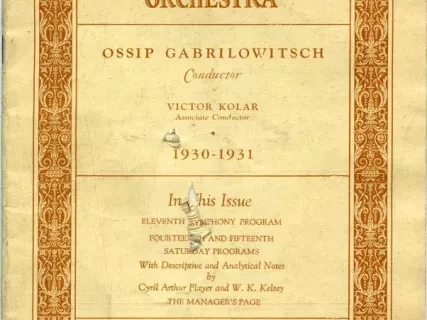 Program, Concert