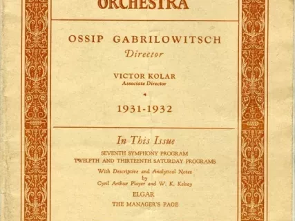 Program, Concert