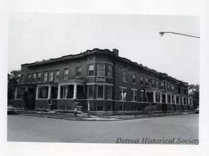 Print, Photographic - "The Emmet" 3059-3105 17th, Detroit, Mi