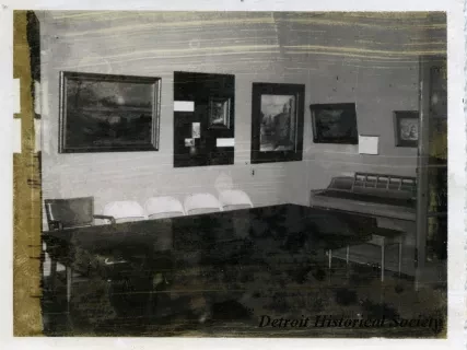 Print, Photographic - Room at Detroit Historical Museum Robert Hopkin exhibit