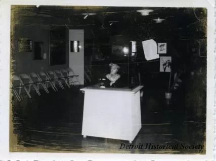 Print, Photographic - Room at Detroit Historical Museum Robert Hopkin exhibit