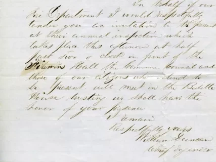 Letter - Letter from William Duncan to Joseph Campau
