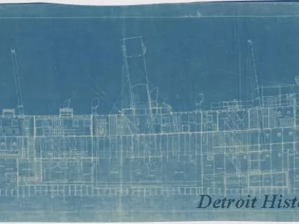 Blueprint - U. S. Coast & Geodetic Survey Steamer, Surveyor
[Inboard Profile]