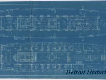 Blueprint - U. S. Coast & Geodetic Survey Steamer, Surveyor;
Deck Plans