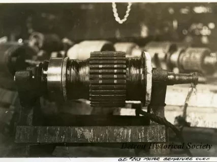 Print, Photographic - G.E. #203 Motor Armature Core