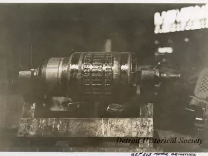 Print, Photographic - G.E. #203 Motor Armature