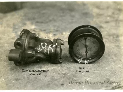 Print, Photographic - Emergency Valve & Air Gauge