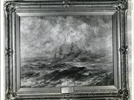 Print, Photographic - U.S.S. YANTIC - Photo of Robert Hopkin Painting 'U.S.S. Yantic'