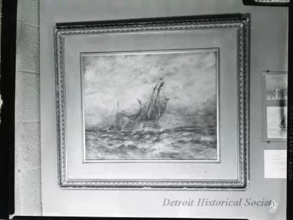 Print, Photographic - Scow Schooners - Photo of Robert Hopkin Painting 'Scow Schooners'