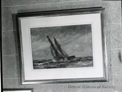 Print, Photographic - Photo of Robert Hopkin Painting