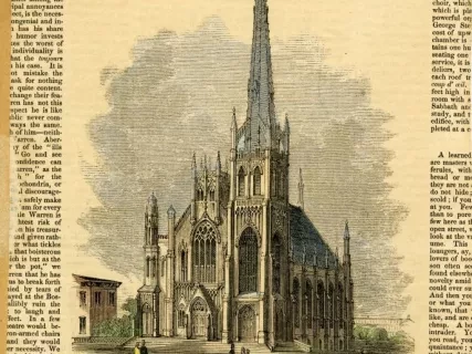 Drawing - Presbyterian Church, Detroit, Michigan