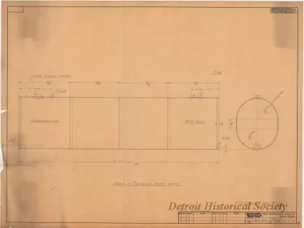 Drawing, Technical - 75 Gallon Gas Tank