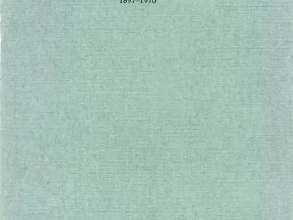 Booklet - F. Clever Bald 1897-1970