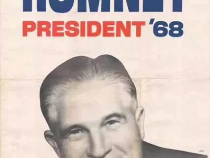 Poster, Political - Romney, President '68, Republican