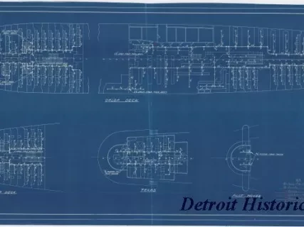 Blueprint - General Arrangement of Sprinkler System