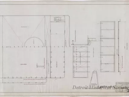 Drawing, Technical - Str. Captain Thomas Wilson,
Boiler House