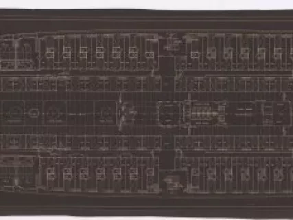 Blueprint - Str. [Steamer] No. ---, Gallery Deck, Joiner Plan