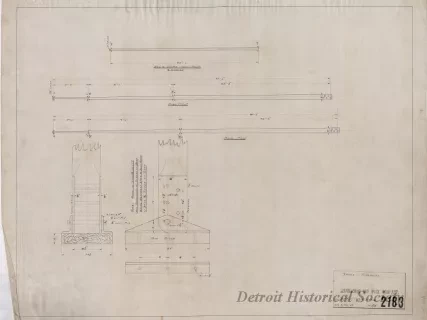 Drawing, Technical - Spars - Flagpoles