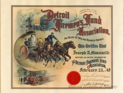 Certificate, Membership