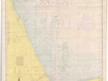 Chart, Navigational - South End of Lake Huron,
Including Head of St. Clair River