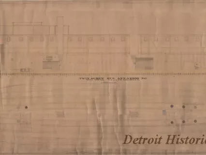 Drawing, Technical - Twin Screw Str. Ann Arbor No. 1,
Built for the T.A.A. & N.M. Railroad Co.