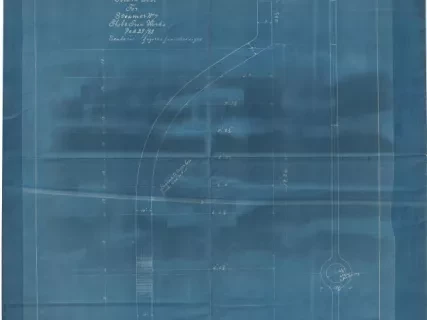 Blueprint - Stearn [Stern] Post for Steamer No. 7