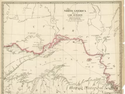 Map - North American Sheet IV Lake Superior reduced from the Admiralty Survey