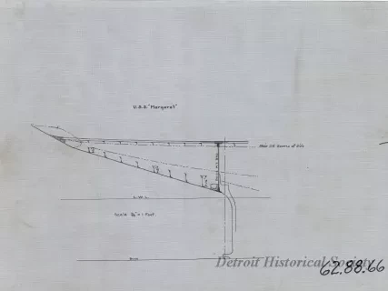 Drawing, Technical - USS Margaret