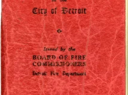 Booklet - Fire Alarm Box Locations in the City of Detroit