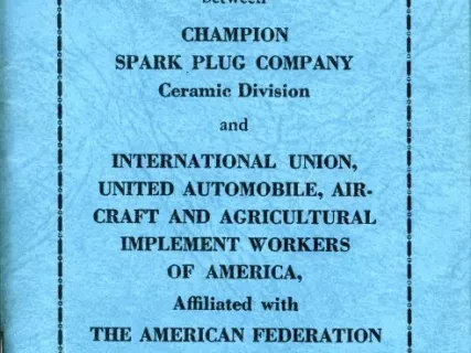 Agreement - Amended Pension Plan Agreement between Champion Spark Plug Company Ceramic Division and International Union, United Automobile, Aerospace and Agricultural Implement Workers of America, Affiliated with The American Federation of Labor - Congres