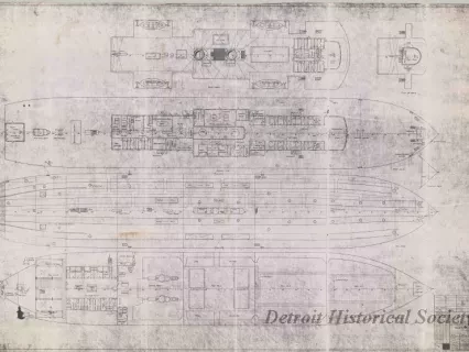 Photocopy - Deck Plans
[Hull Nos. 226-227]