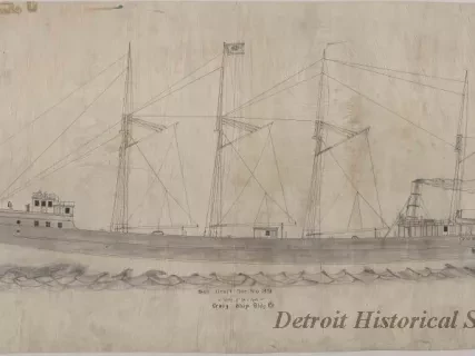 Drawing - Sail Draft Str. No. 39,
Craig Ship Bldg. Co.